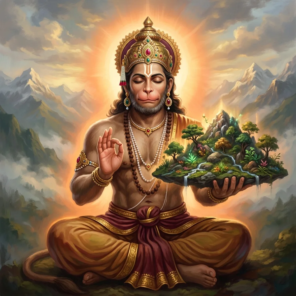 Lord Hanuman — Sankat Mochan Bajrangbali, devoted servant of Lord Ram